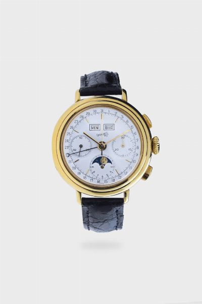 Eberhard : Mod. Tricompax  ref.32001\132  anni '90.  - Asta Asta 204 Orologi - Associazione Nazionale - Case d'Asta italiane