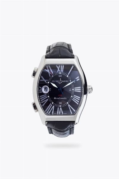 ULYSSE NARDIN : Mod. Michelangelo UTC Dual Time  ref. 223  serie recente  - Asta Asta 204 Orologi - Associazione Nazionale - Case d'Asta italiane