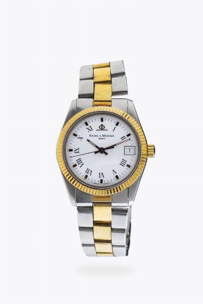 Baume & Mercier : Mod. �Date�  anni '80  - Asta Asta 204 Orologi - Associazione Nazionale - Case d'Asta italiane