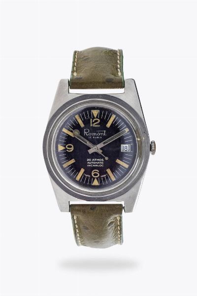 ROMONT : Mod. Sealux  anni '60  - Asta Asta 204 Orologi - Associazione Nazionale - Case d'Asta italiane