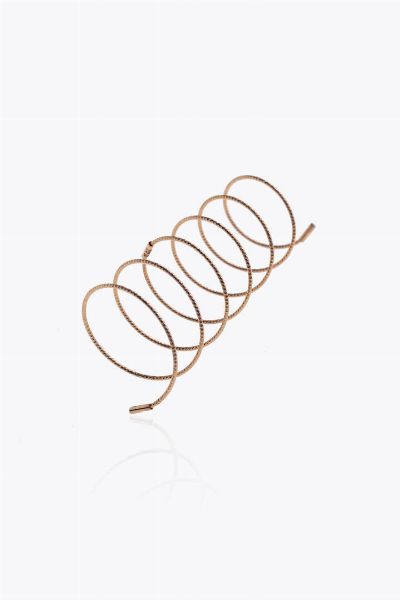 ANELLO : Peso gr 0 9 Misura 12 (52) in oro rosa a spirale  - Asta Asta 205 Gioielli - Associazione Nazionale - Case d'Asta italiane