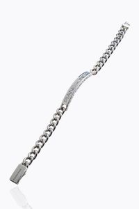 PIANEGONDA - Peso gr27 2 Lunghezza cm 20 Bracciale in argento 925/1000  firmato Pianegonda  a maglia groumette e al centro  [..]