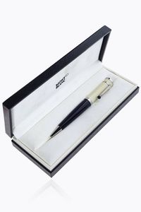 MONTBLANC - Penna a sfera Montblanc collezione Muses  dedicata a Greta Garbo Clip con sfera nera rotonda; cappuccio in resina  [..]