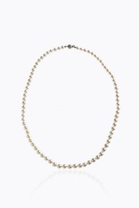 GIROCOLLO - Lunghezza cm 45 composto da un filo di perle di acqua dolce del diam. di mm 5-5 5 ca. Chiusura in oro bianco a  [..]