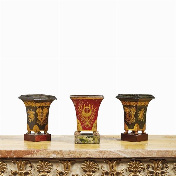 TRE FIORIERE, FRANCIA, PRIMA MET&Agrave; SECOLO XIX  - Asta International Fine Art  - Associazione Nazionale - Case d'Asta italiane