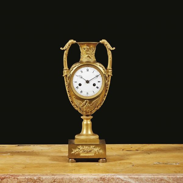 OROLOGIO DA CAMINO, FRANCIA, INIZIO SECOLO XIX  - Asta International Fine Art  - Associazione Nazionale - Case d'Asta italiane