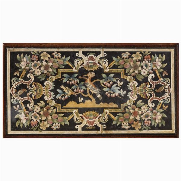 TAVOLO CON PIANO IN SCAGLIOLA, CARPI, SECOLO XVII  - Asta International Fine Art  - Associazione Nazionale - Case d'Asta italiane