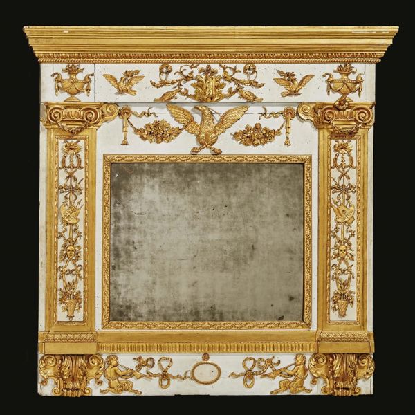 COPPIA DI CAMINIERE, TOSCANA, PRIMA META SECOLO XIX  - Asta International Fine Art  - Associazione Nazionale - Case d'Asta italiane