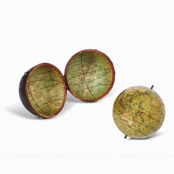 GLOBO PORTATILE, INGHILTERRA, PRIMA META SECOLO XIX  - Asta International Fine Art  - Associazione Nazionale - Case d'Asta italiane