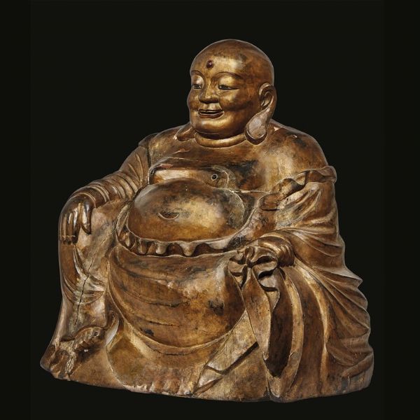 GRANDE SCULTURA, CINA, DINASTIA QING, SEC. XIX  - Asta International Fine Art  - Associazione Nazionale - Case d'Asta italiane