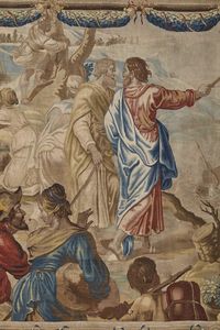 ARAZZO, ANVERSA, 1670 CIRCA, BOTTEGA DI PHILIPPE WAUTERS SU DISEGNO DI ABRAHAM VAN DIEPENBEECK  - Asta International Fine Art  - Associazione Nazionale - Case d'Asta italiane