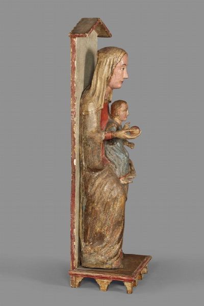 Cerchia del Maestro della Santa Caterina Gualino  - Asta Sculture e oggetti d'arte dal Medioevo al XIX secolo  - Associazione Nazionale - Case d'Asta italiane