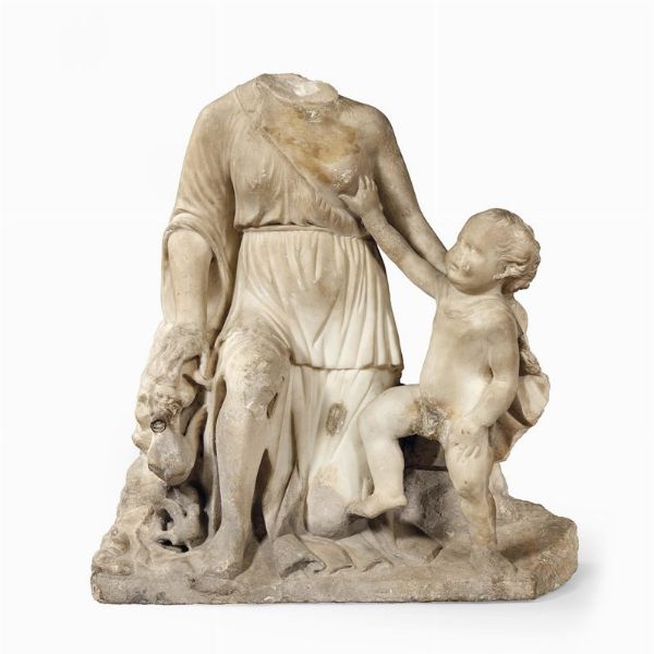 Scultore tosco-romano attivo nella cerchia del ‘Maestro di Pio II’, seconda metà del sec. XV  - Asta Sculture e oggetti d'arte dal Medioevo al XIX secolo  - Associazione Nazionale - Case d'Asta italiane