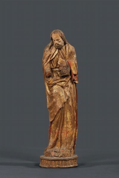 Intagliatore dell&rsquo;arco alpino di cultura tedesco-tirolese, fine sec. XV &ndash; inizi XVI  - Asta Sculture e oggetti d'arte dal Medioevo al XIX secolo  - Associazione Nazionale - Case d'Asta italiane