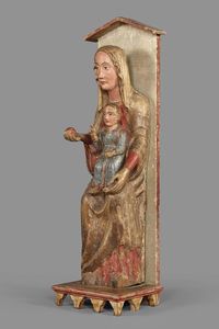 Cerchia del Maestro della Santa Caterina Gualino  - Asta Sculture e oggetti d'arte dal Medioevo al XIX secolo  - Associazione Nazionale - Case d'Asta italiane