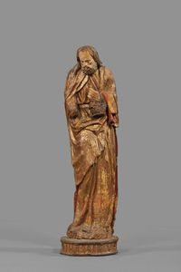 Intagliatore dell&rsquo;arco alpino di cultura tedesco-tirolese, fine sec. XV &ndash; inizi XVI  - Asta Sculture e oggetti d'arte dal Medioevo al XIX secolo  - Associazione Nazionale - Case d'Asta italiane