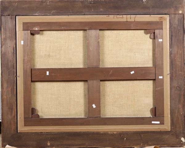 Scuola veneta del XVI secolo Madonna con il Bambino e ritratto di committente  - Asta Dipinti antichi - Associazione Nazionale - Case d'Asta italiane