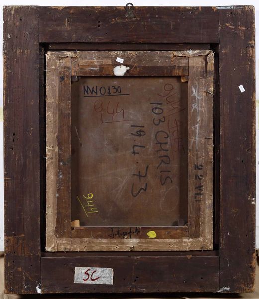 Scuola del XVIII secolo L'Angelo appare ad Agar e Ismaele  - Asta Dipinti antichi - Associazione Nazionale - Case d'Asta italiane