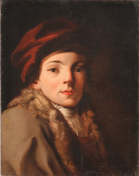 Scuola veneta del XVIII secolo Ritratto di fanciullo con berretto rosso  - Asta Dipinti antichi - Associazione Nazionale - Case d'Asta italiane