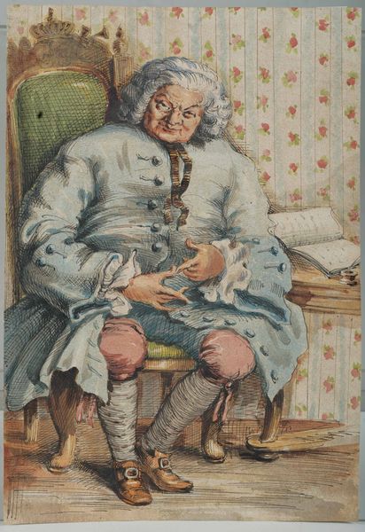 Scuola veneta del XVIII secolo Gentiluomo seduto allo scrittoio  - Asta Dipinti antichi - Associazione Nazionale - Case d'Asta italiane