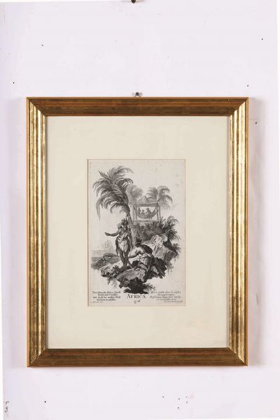 Johann Georg Hertel (1719-1768) Allegorie dei quattro continenti  - Asta Dipinti antichi - Associazione Nazionale - Case d'Asta italiane