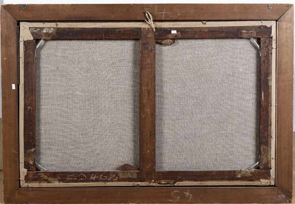 Artista fiammingo del XVII secolo Paesaggio con viandanti  - Asta Dipinti antichi - Associazione Nazionale - Case d'Asta italiane