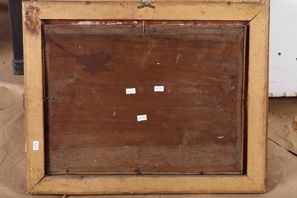 Giovan Battista Cimaroli : Paesaggio con figure e cascata  - Asta Dipinti antichi - Associazione Nazionale - Case d'Asta italiane