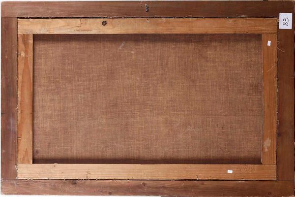 Scuola veneta del XVIII secolo Paesaggi con popolani e turchi  - Asta Dipinti antichi - Associazione Nazionale - Case d'Asta italiane