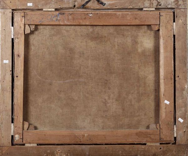 Scuola italiana del XVIII secolo Ritratto di cane dormiente  - Asta Dipinti antichi - Associazione Nazionale - Case d'Asta italiane