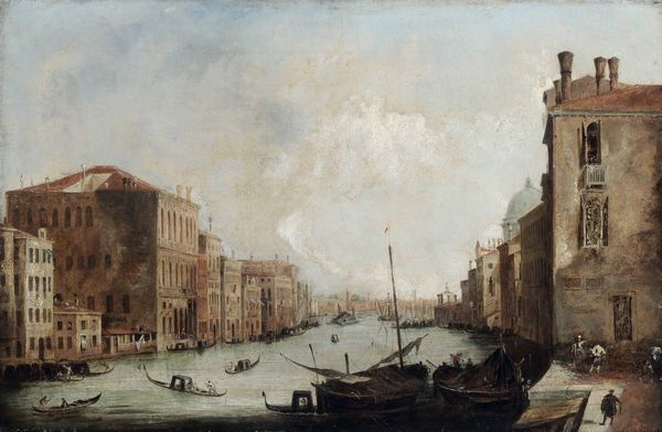 Vedutista del XVIII secolo Veduta di Venezia  - Asta Dipinti antichi - Associazione Nazionale - Case d'Asta italiane