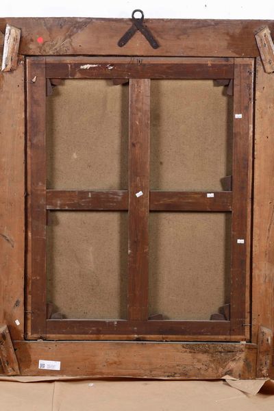 Scuola francese del XVIII secolo Ritratto di matrona con lucerna  - Asta Dipinti antichi - Associazione Nazionale - Case d'Asta italiane