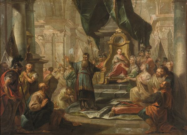 Ercole Graziani, Attribuito a : Episodi tratti dal Vecchio Testamento  - Asta Dipinti antichi - Associazione Nazionale - Case d'Asta italiane