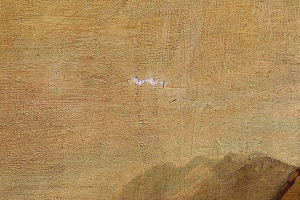 Antonio Travi detto il Sestri, Cerchia di : Paesaggio con rovine e contadini  - Asta Dipinti antichi - Associazione Nazionale - Case d'Asta italiane