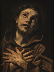 Orazio Borgianni, Ambito di - San Francesco DAssisi
