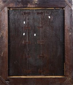 Scuola fiamminga del XVIII secolo Apparizione di un angelo  - Asta Dipinti antichi - Associazione Nazionale - Case d'Asta italiane