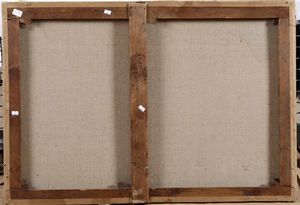 Scuola del XVIII secolo Paesaggio con tempietto  - Asta Dipinti antichi - Associazione Nazionale - Case d'Asta italiane