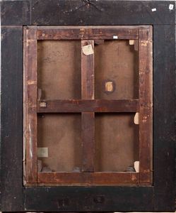 Scuola del XVI secolo Ritratto di nobiluomo con libro  - Asta Dipinti antichi - Associazione Nazionale - Case d'Asta italiane