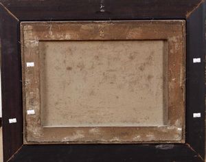 Scuola della fine del XVIII secolo Veduta di paesaggio orientale  - Asta Dipinti antichi - Associazione Nazionale - Case d'Asta italiane