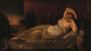 Scuola neoclassica del XIX secolo Venere e Amore  - Asta Dipinti antichi - Associazione Nazionale - Case d'Asta italiane