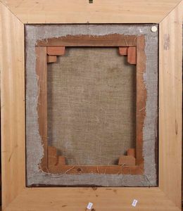 Scuola neoclassica del XIX secolo Ritratto di giovane uomo di profilo  - Asta Dipinti antichi - Associazione Nazionale - Case d'Asta italiane