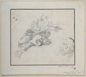 Lazzaro Baldi, Attribuito a - Figura di evangelista