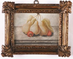 Octavianus Monfort, Attribuito a - Nature morte con composizioni di frutta