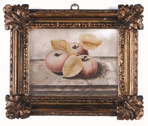 Octavianus Monfort, Attribuito a : Nature morte con composizioni di frutta  - Asta Dipinti antichi - Associazione Nazionale - Case d'Asta italiane