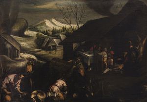 Jacopo Da Ponte detto Jacopo Bassano, Bottega di - Le quattro stagioni