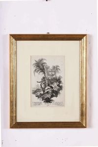 Johann Georg Hertel (1719-1768) Allegorie dei quattro continenti  - Asta Dipinti antichi - Associazione Nazionale - Case d'Asta italiane