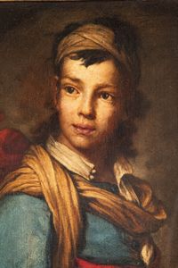 Vittore Ghislandi detto Fra Galgario : Ritratto di giovane  - Asta Dipinti antichi - Associazione Nazionale - Case d'Asta italiane