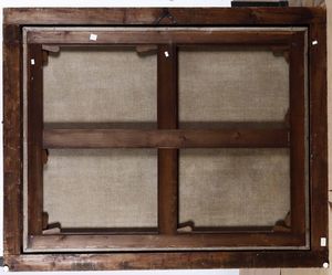 Andrea Locatelli : Paesaggio fluviale con personaggi e cittadella sullo sfondo  - Asta Dipinti antichi - Associazione Nazionale - Case d'Asta italiane