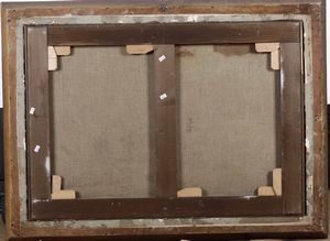 Marco Ricci, Attribuito a : Capriccio architettonico con rovine e figure  - Asta Dipinti antichi - Associazione Nazionale - Case d'Asta italiane