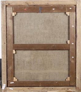 Scuola romana del XVII secolo La conversione di un gentiluomo  - Asta Dipinti antichi - Associazione Nazionale - Case d'Asta italiane