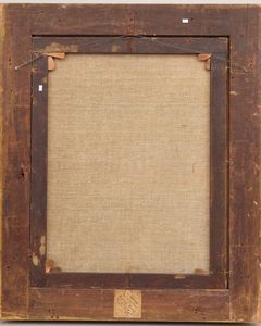 Giambattista Bassi : Paesaggio fluviale con figura  - Asta Dipinti antichi - Associazione Nazionale - Case d'Asta italiane